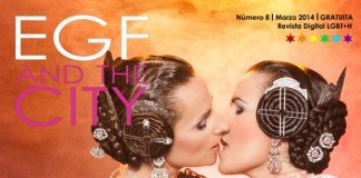 Una portada de dos falleras besándose, polémica de la semana