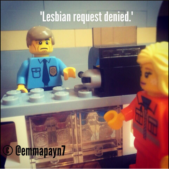 Oitnb Lego Lesbian Activity, Hay una lesbiana en mi sopa