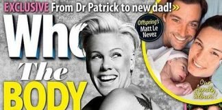 P!nk posa desnuda para la portada de la revista ‘Who’