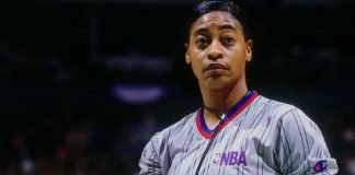 La primera mujer árbitro de la NBA celebra su boda
