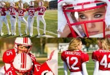 Fútbol americano con los Ángeles de Victoria’s secret