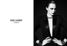 Cara Delevingne se viste de esmoquin para Yves Saint Laurent