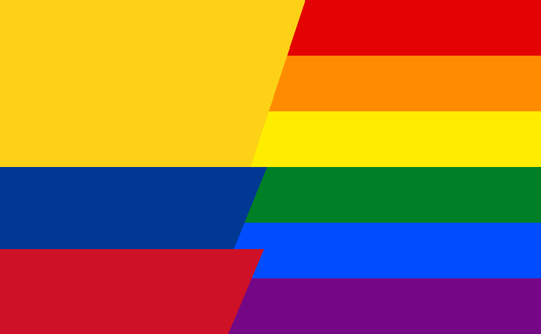 Bandera Gay Colombia, Hay una lesbiana en mi sopa