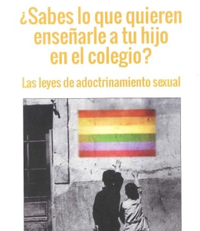 Según Hazte Oír, las normativas autonómicas para evitar la discriminación en las escuelas son “leyes de adoctrinamiento sexual” 