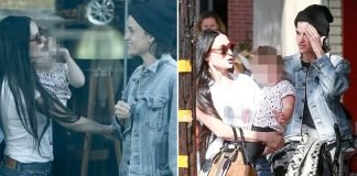 Demi Moore, su nueva novia y la hija que ambas están criando