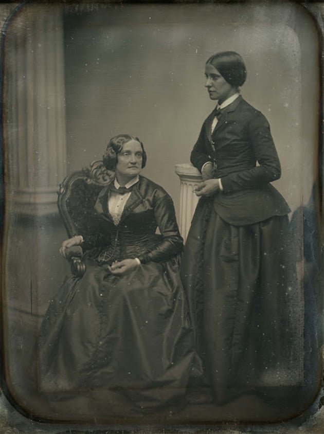 Charlotte Cushman And Matilda Hays A Couple Pictured From The 1850s., Hay una lesbiana en mi sopa