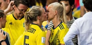 Ola de calor en el mundial de fútbol: Eriksson y Harder