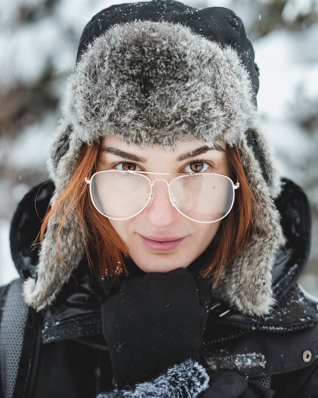 Kat Barrell durante el rodaje de Wynonna Earp