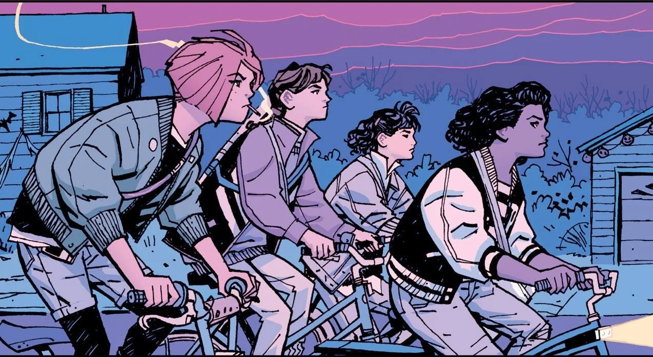 Las protagonistas de Paper Girls
