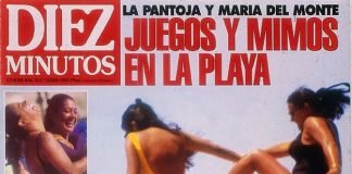 Aquella portada de Isabel Pantoja y María del Monte en la playa