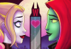 El romántico San Valentín de Harley Quinn y Poison Ivy