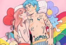 Campaña de EL·LE(s) 2, dale al costumbrismo LGBTIQ+ Ilustración de Kit Katei (Asunción Tébar) para la revista EL·LE(s)