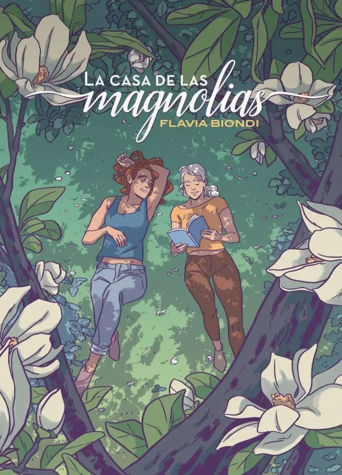 Cubierta de "La casa de las magnolias"